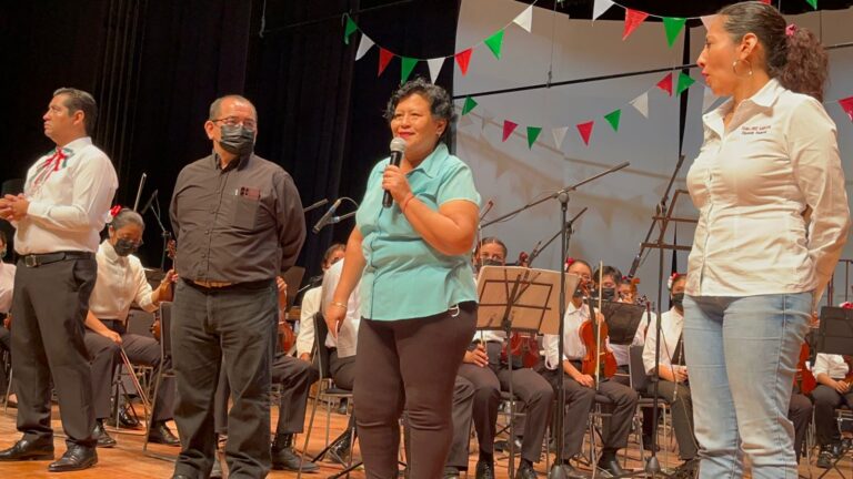 Organiza Eusebia Cortés el “Kilómetro de la Moneda”, en apoyo a la orquesta sinfónica de las secundarias técnicas zona 19
